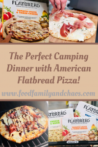 The Perfect camping dinner with american flatbread pizza